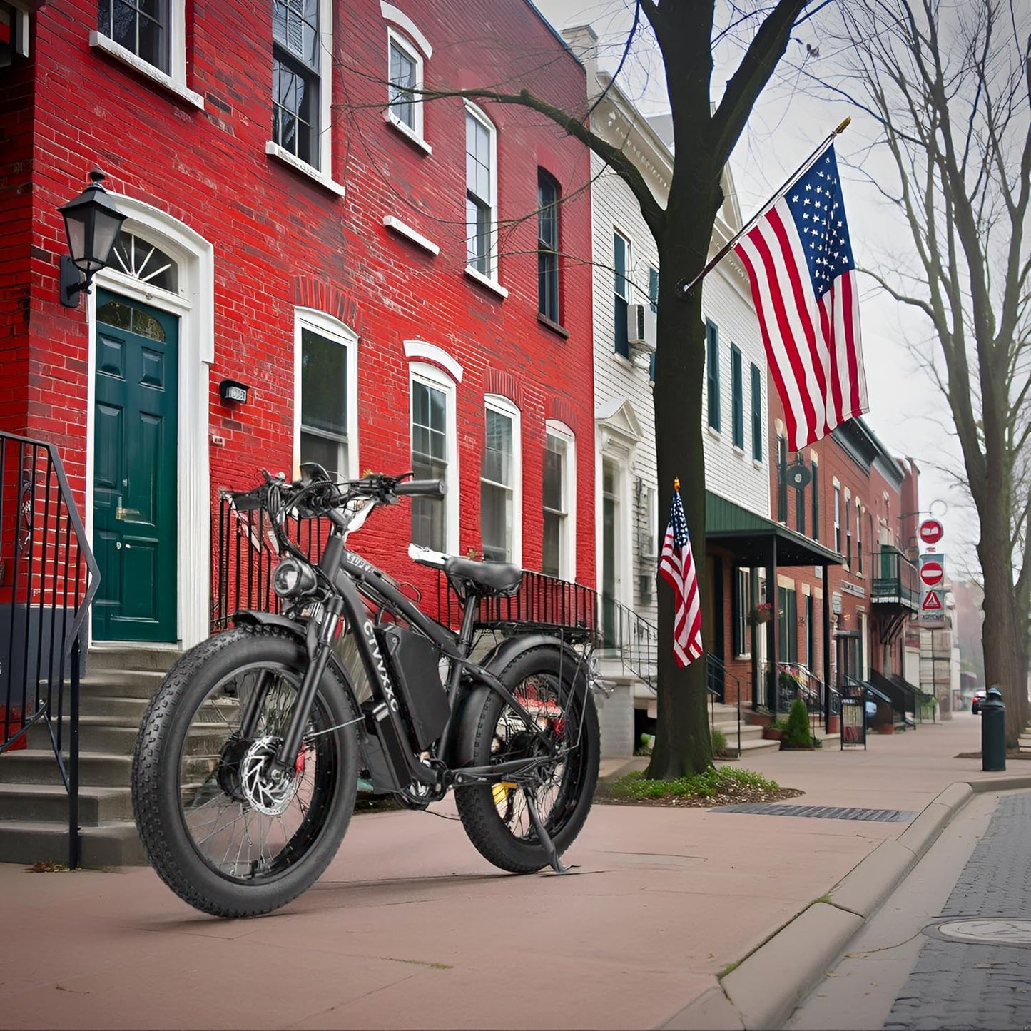 RIDEN X6 Dual-Motor Fat-Tyre Electric Bike | 52V Removable Battery, 7-Speed, 24" Fat Tyres, Hydraulic Brakes