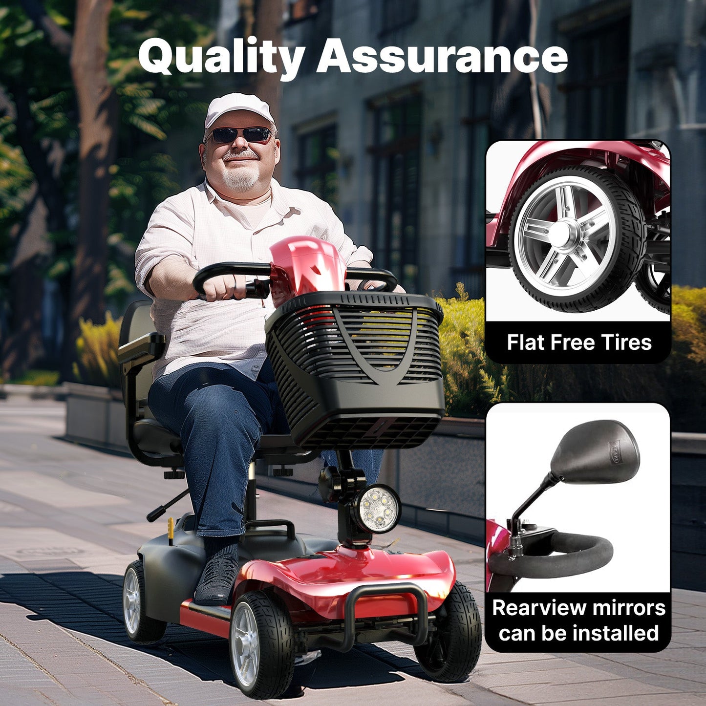 RIDEN X02 Mobility Scooter | Folding, 250W, Top Speed 5mph, 12-Mile Range, Swivel Seat, UKCA Certified