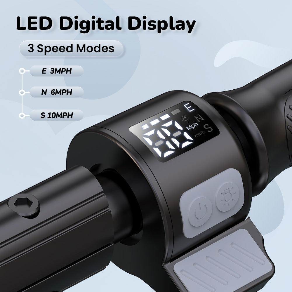 RIDEN iK3Pro Kids Electric Scooter | Height-Adjustable, Colourful LED Lights, Top Speed 6mph, Ages 4+